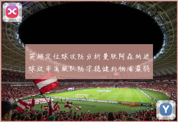 英超定位球攻防分析曼联阿森纳进球效率高狼队防守稳健利物浦最弱